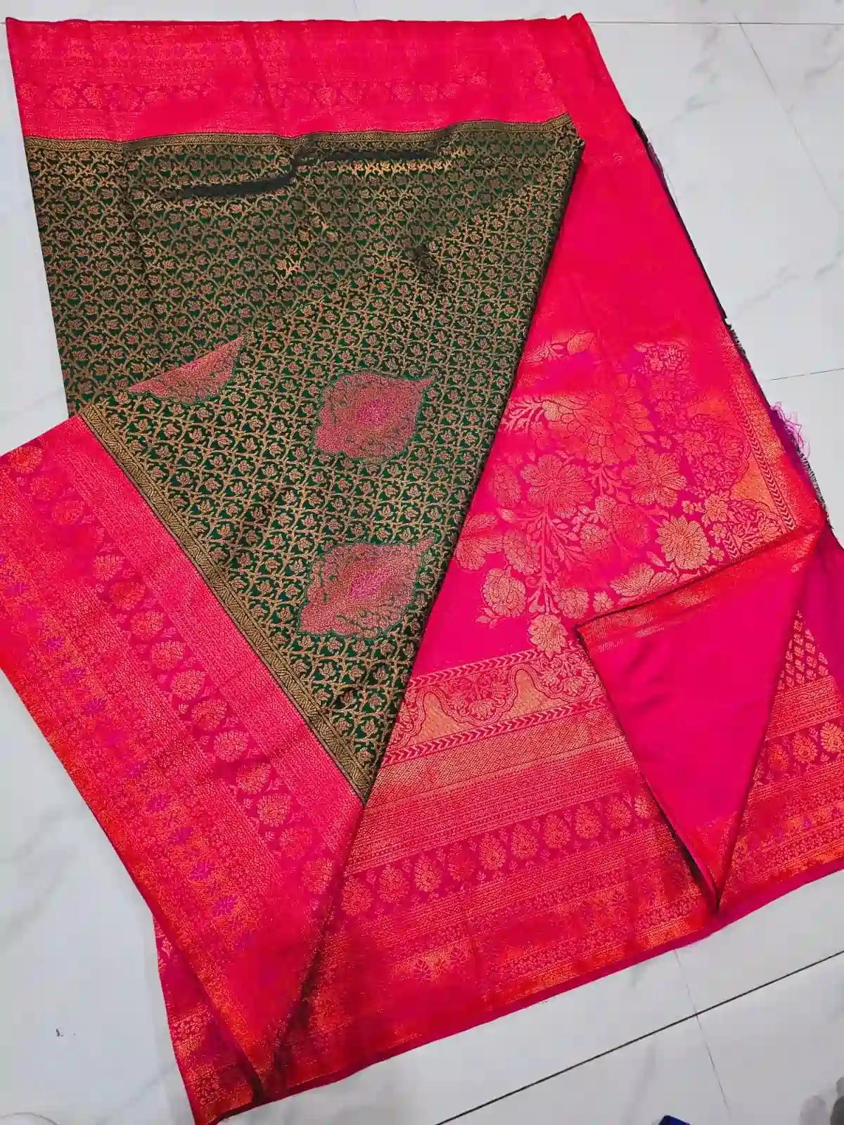 Kanchipuram semi silk kerala silk sarees